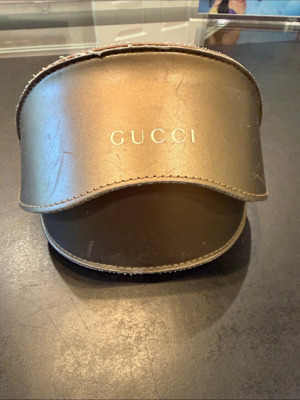Gucci Tortoiseshell Sunglasses with Gold Hardware and Brown Gradient Lenses - Picture 6 of 8